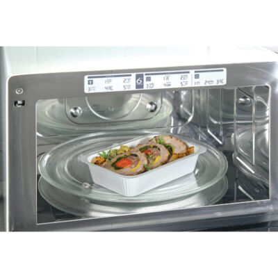 Container in Cellulose Pulp Compac in microwave oven