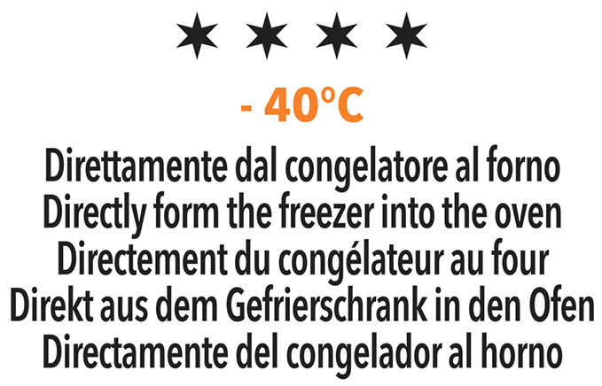 Containers white in CARDBOARD+PET (CA+PET) Compac - freezer